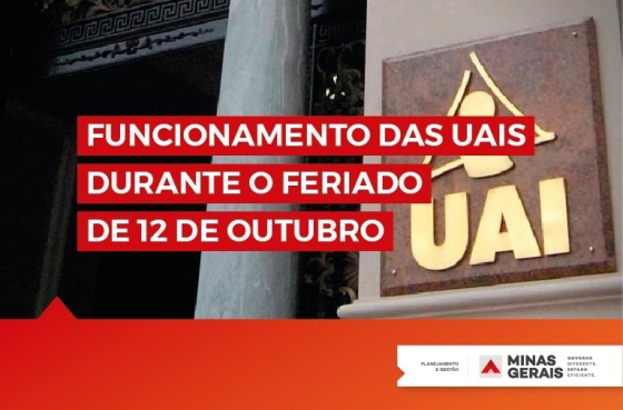 UAIs não funcionarão nos dias 12 e 13/10