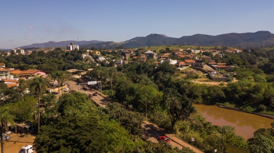 Vista aérea de Brumadinho