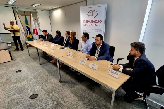 Evento de assinatura do convênio em Abaeté