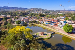 Vista do município de Mário Campos
