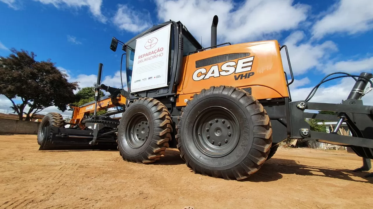 Primeira entrega de máquina em Juatuba - Maio de 2022