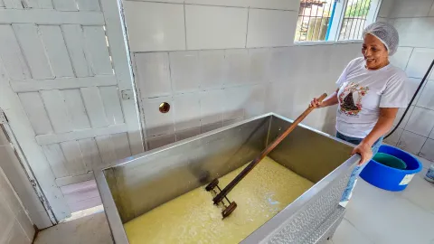 O queijo da região é conhecido como o "parmesão mineiro"