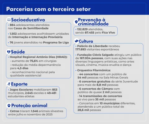Infográfico com os dados completos