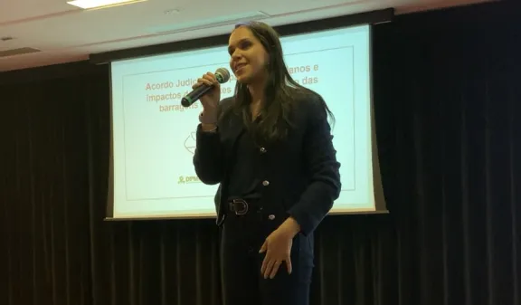 Geovana Santos - Coordenadora-adjunta do Comitê Pró-Brumadinho