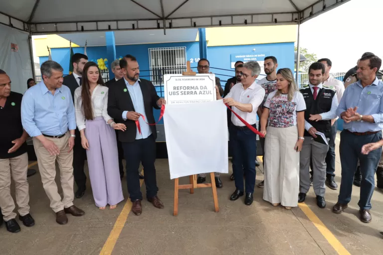 Inauguração da UBS Serra Azul em Mateus Leme
