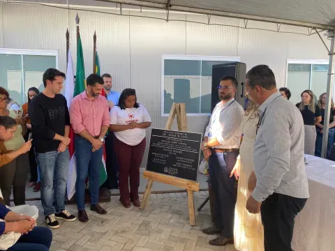 Inauguração de UBS em São Joaquim de Bicas